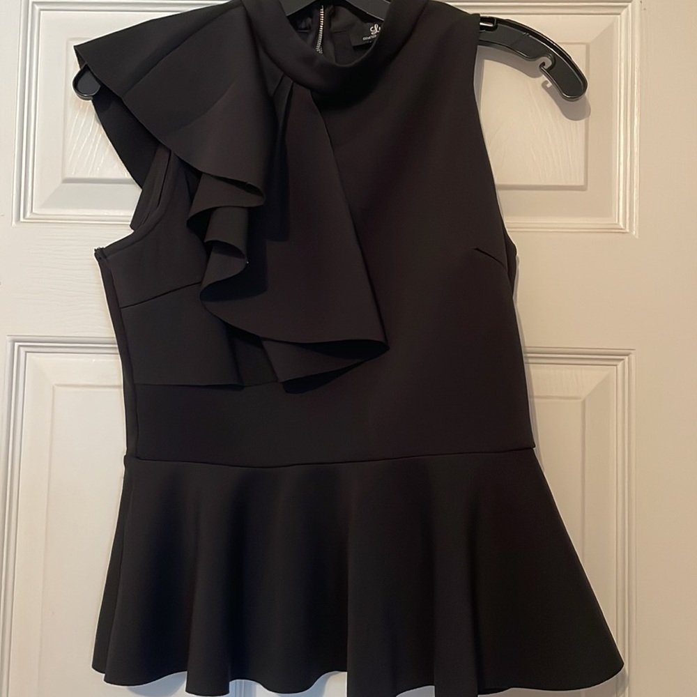 Lulus Forever More Black Peplum Top - Picture 2 of 5